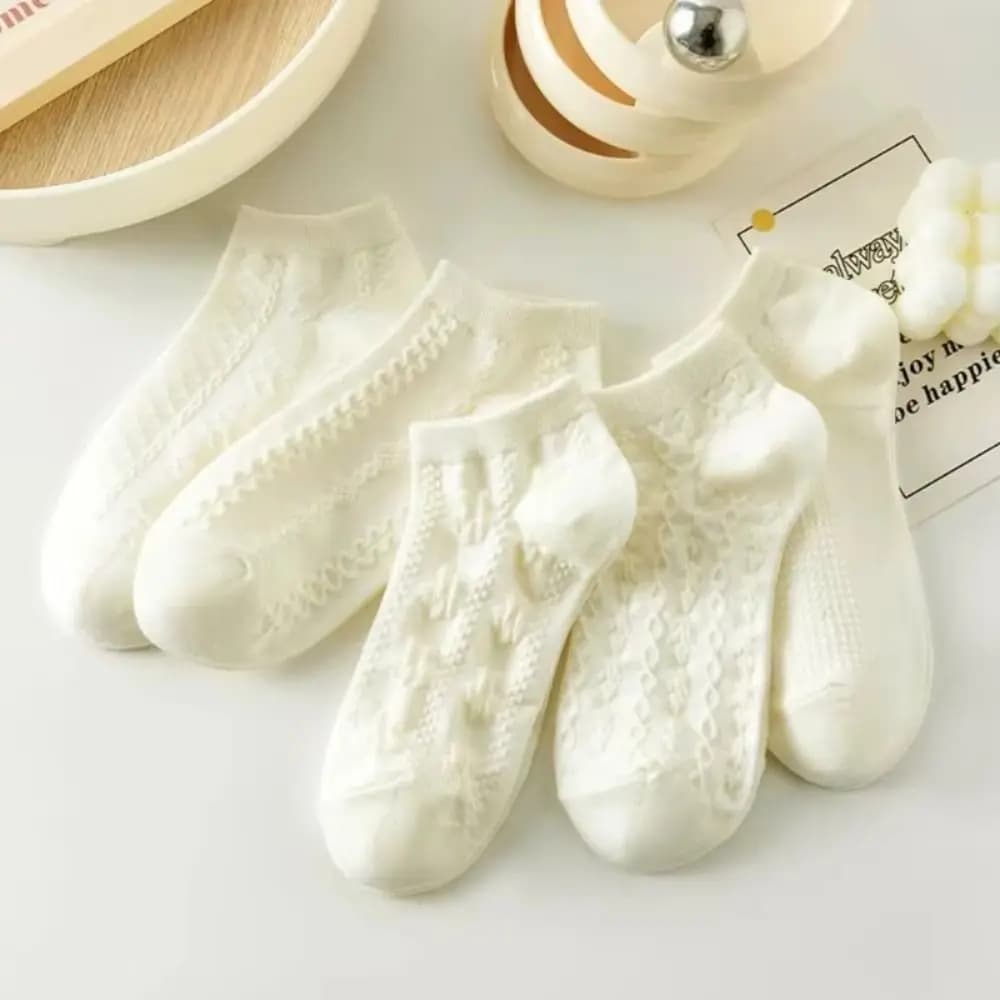 Fashion Double Short Tube Stockings Thin Breathable Low-rise Stockings Sweatproof Versatile Women's Short Socks For Women Girls