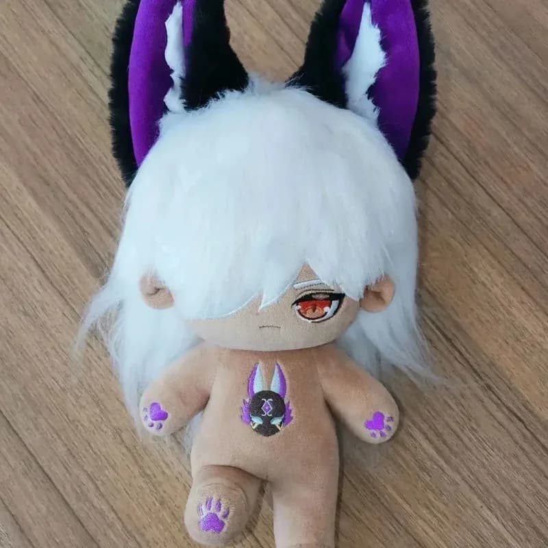 NewAnime Game Genshin Impact Cyno Monster Cosplay doll of plush with body skeleton 20 cm dress clothes dress figure Gif
