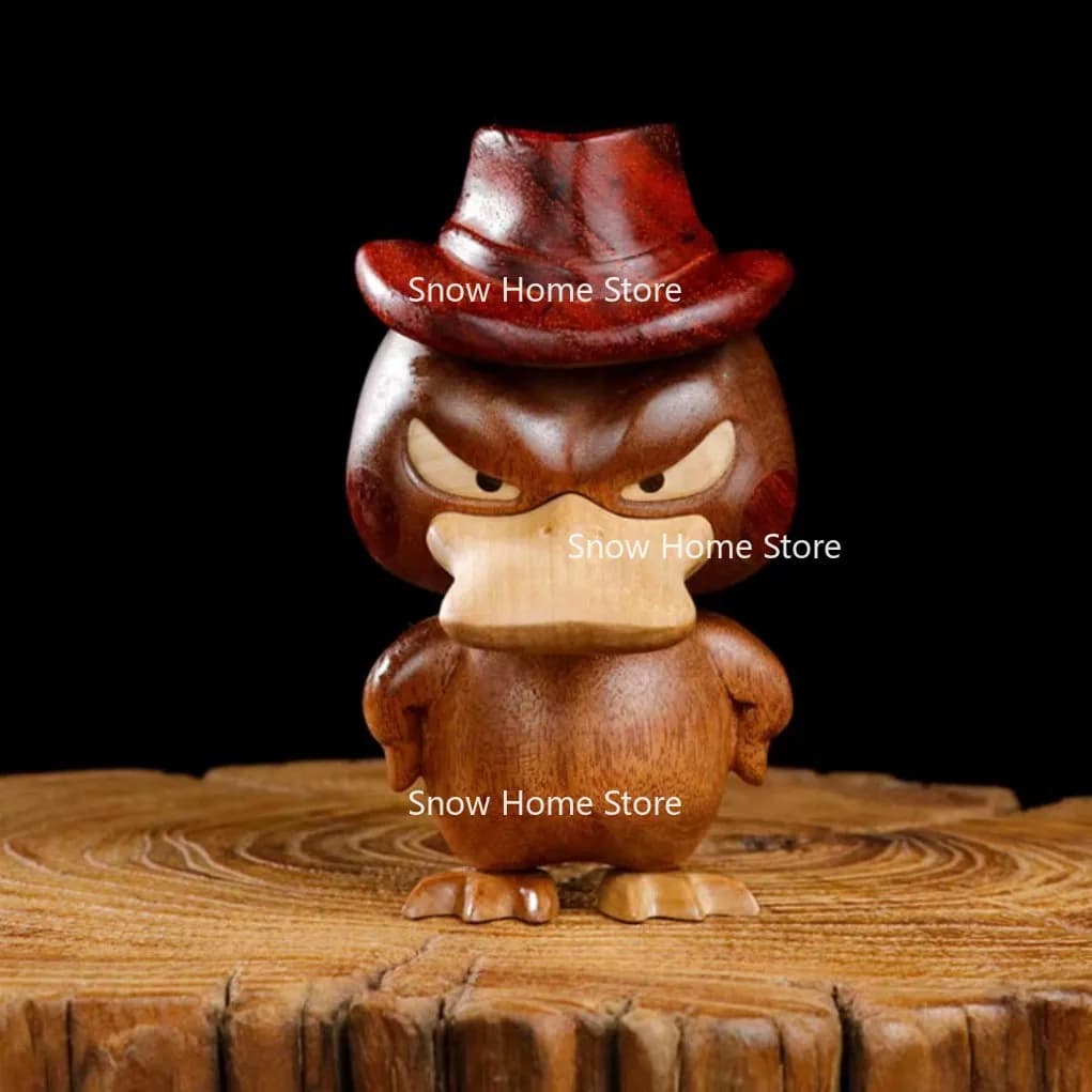 Ebony Angry Can Reach Duck Car Ornamento magnetico Ascending Pig Supporto per telefono cellulare Regalo