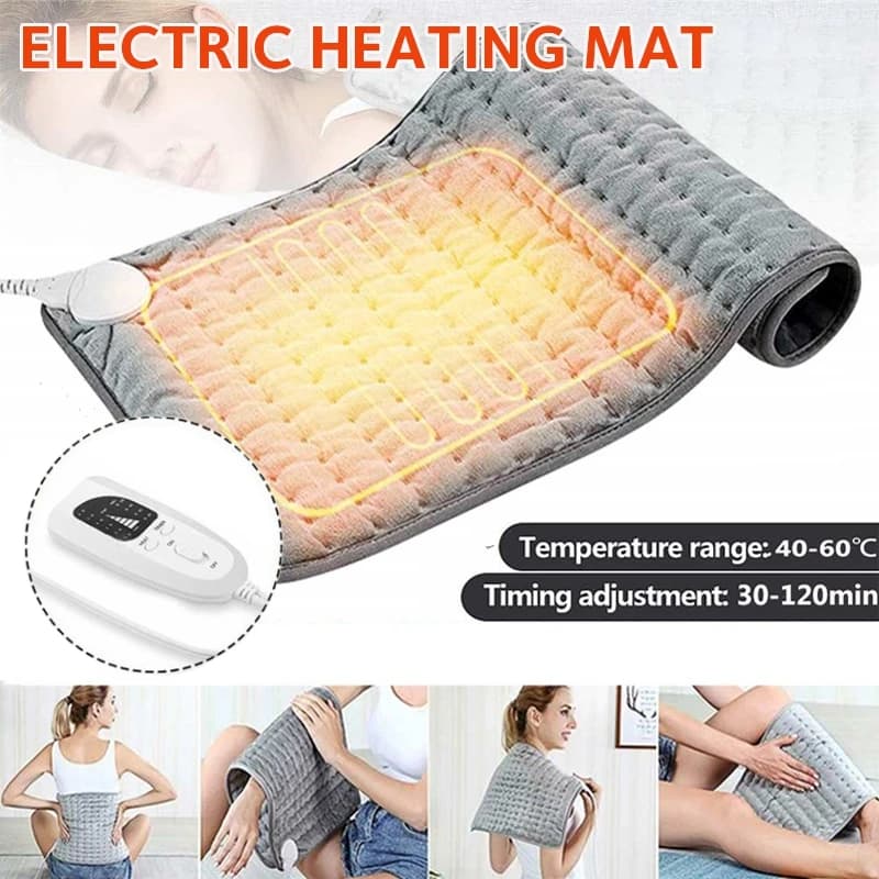 Coperta Elettrica Riscaldante 76*40CM, Tappetino Termico per Letto e Divano, Coperta Termica Invernale per Uso Domestico