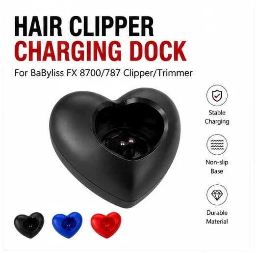 Professional Charging Stand for Babyliss Hair Clipper Fast Charger Base Dock 2 In1 Cordless Trimmer Station Barber Salon Tool