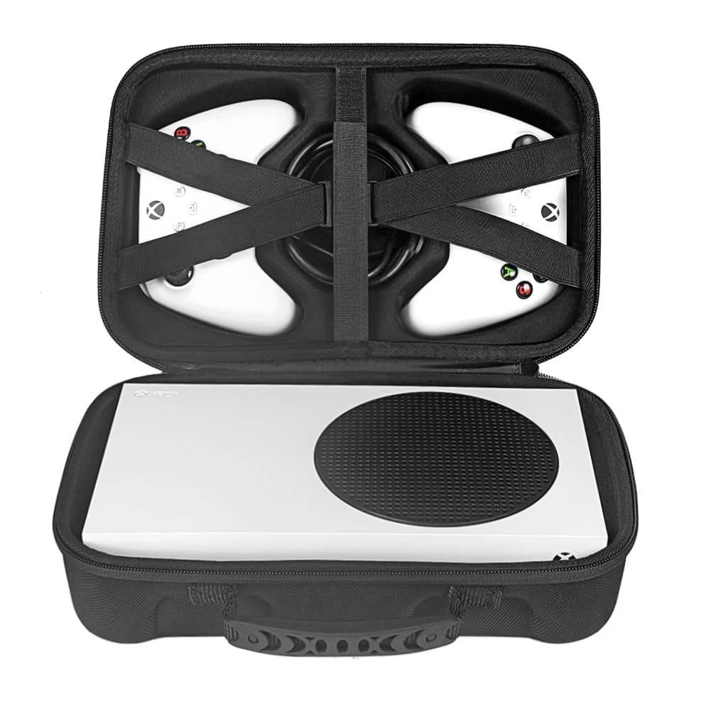 Custodia rigida da trasporto per console di gioco Xbox Series S Custodia da viaggio per controller wireless e accessori da gioco