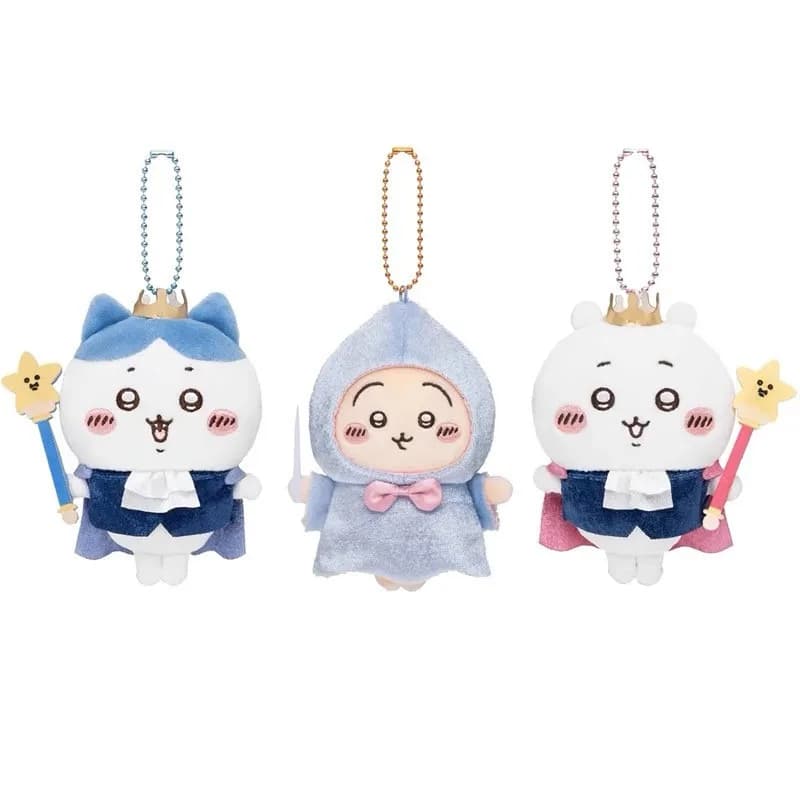 10cm Pop New Anime Creative Cartoon Cute Chiikawaed Hachiware Usagi Chef Plush Doll Pendant Bag Decoration Daily Necessities Gi