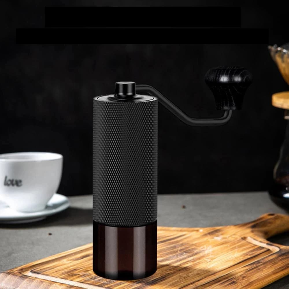 Cheap Cheap 1PCS Manual Coffee Grinder CNC Stainless Steel Professional Double Bearing Adjustable Hand Burr Coffee Bean Grinding