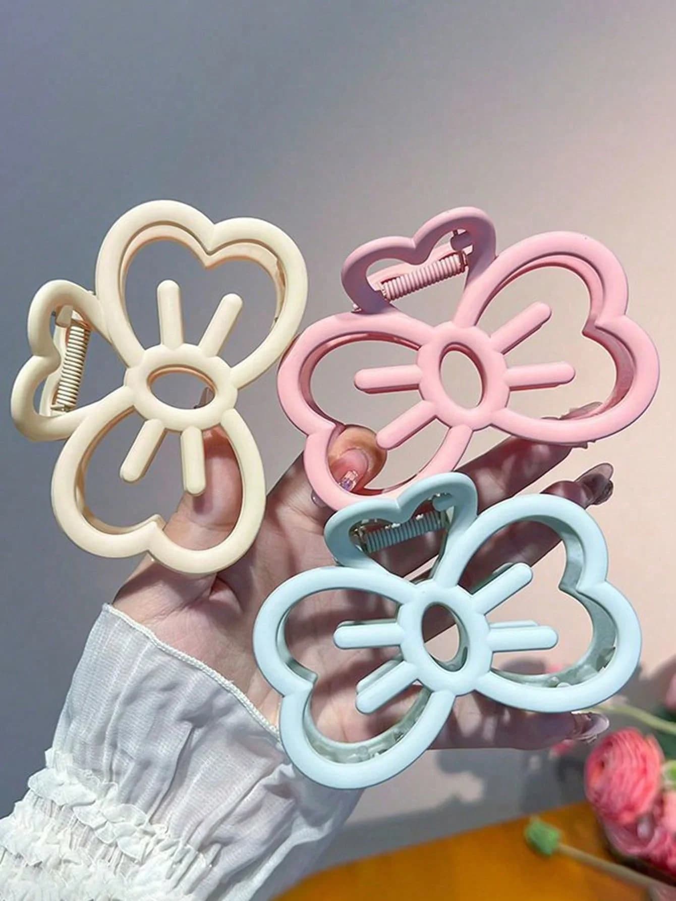Nuova Molletta per Capelli a Forma di Gatto in Colori Caramella, Clip in Plastica a Forma di Granchio alla Moda per Ragazze, Accessori per Capelli Dolci da Donna