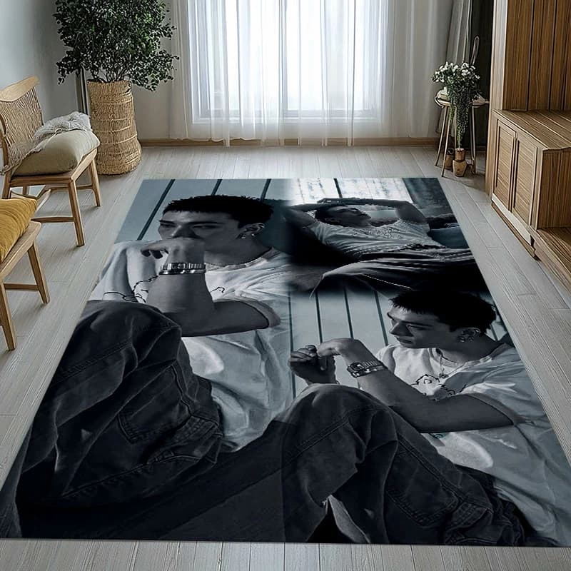 Tappeto Antiscivolo Hyunjin Kpop Stray Kids per Soggiorno, Morbido Tappeto per Camera da Letto, Sala Giochi, Divano, Decorazione Casa, Regalo