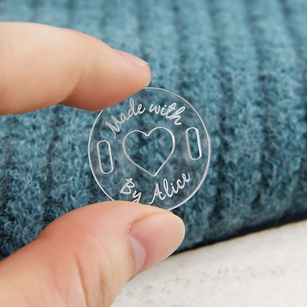 Etichette acriliche a specchio personalizzate incise al laser, cerchio da 25 mm, per artigianato fai-da-te, progetti fatti a mano, regalo personalizzato, taglio laser