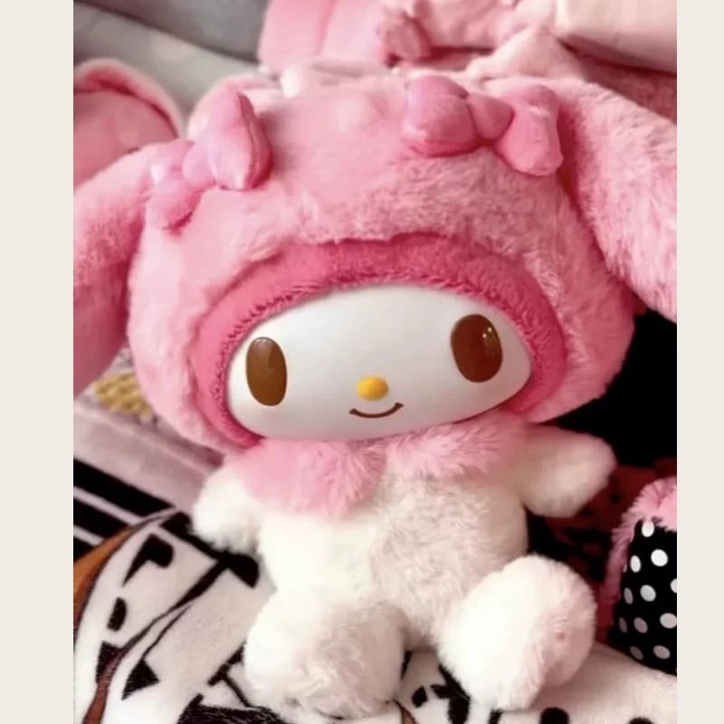 Adorabile Bambola Parlante My Melody, Peluche Morbido, Personaggio Anime, Regalo di Compleanno per Bambine