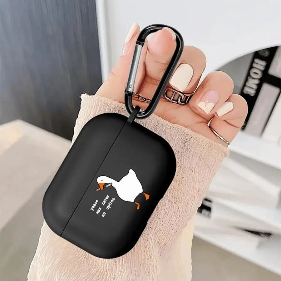 Airpods Pro2 2 3 4 1 Pro3 Pro earphone case, cover with cute duck-shaped cartoon