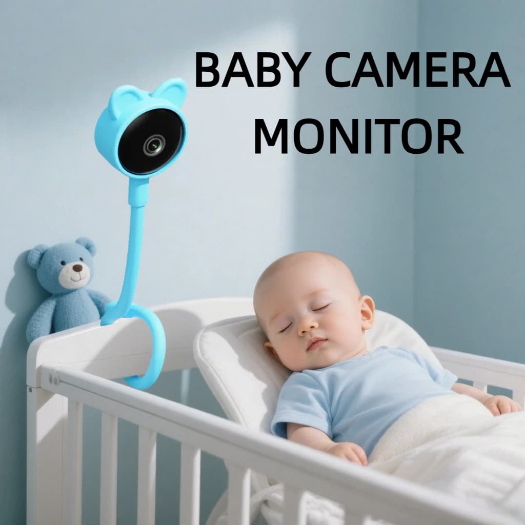 Baby monitor intelligente, telecamera ad alta definizione, funzione di visione notturna e comunicazione bidirezionale: monitor genitoriale moderno