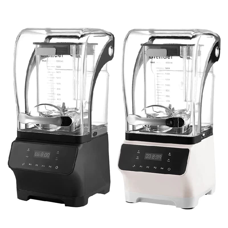 Frullatore Industriale Professionale 2024 da 1800W, Silenzioso, per Smoothie