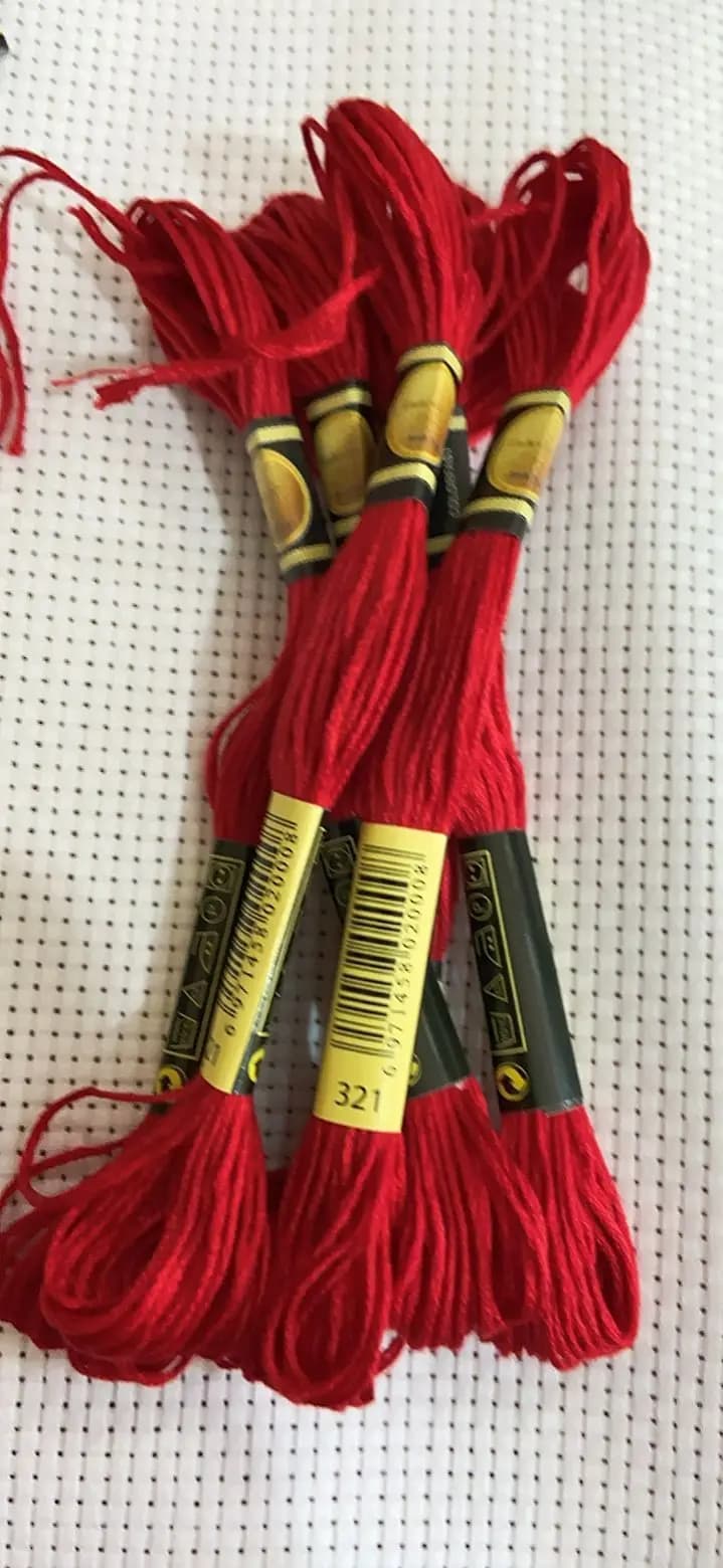10 PZ/LOL Set Punto Croce Filo Da Ricamo Filo Per Principianti FAI DA TE Braccialetto Artigianale Craft8M Matassa Nessuna Ripeti Arcobaleno DMC CODICE 321