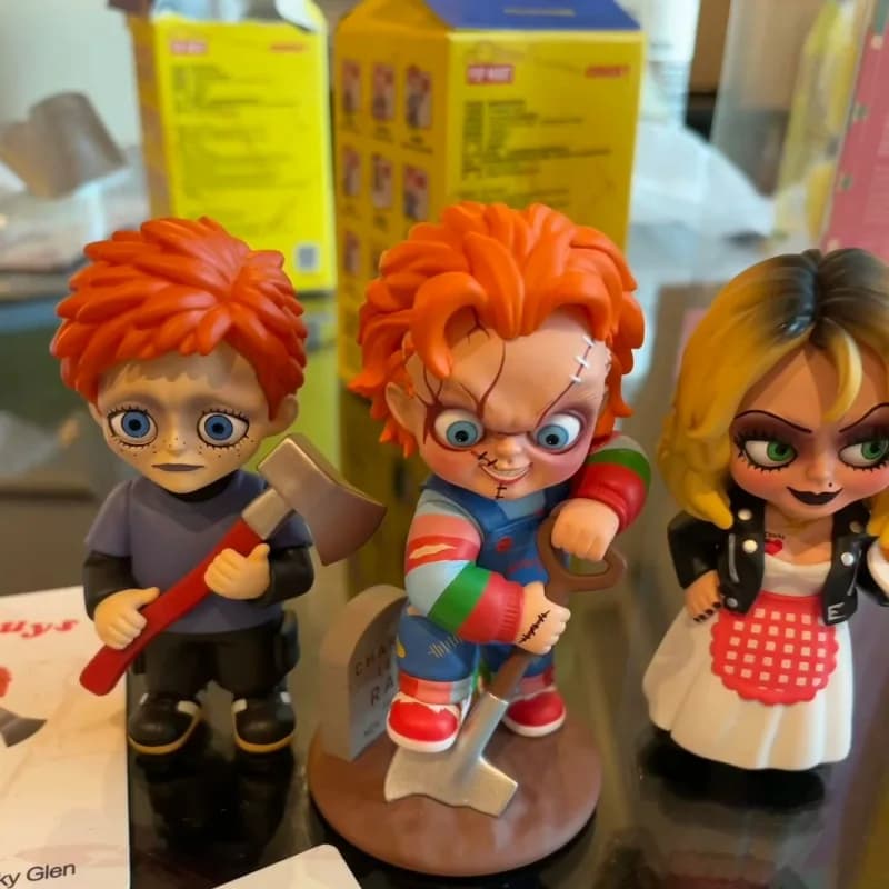 Pop Mart Genuine Chucky Childs Play Series Halloween Blind Box Trendy Toy Figure for Collectors Mysterious Gift Ornament