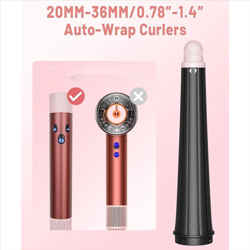 A24P Accessories Dyson Airwrap Iron Dyson Airwrap hair curly for hair barrels and wavy curls