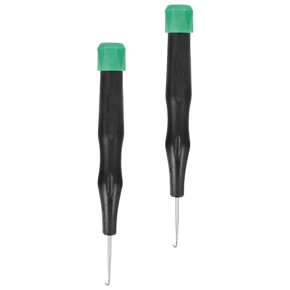 2Pcs Badminton Tennis Racket Stringing Machine Hook Tool Aluminum Alloy Plastic Handle Ergonomic Stringing Tool for Racket