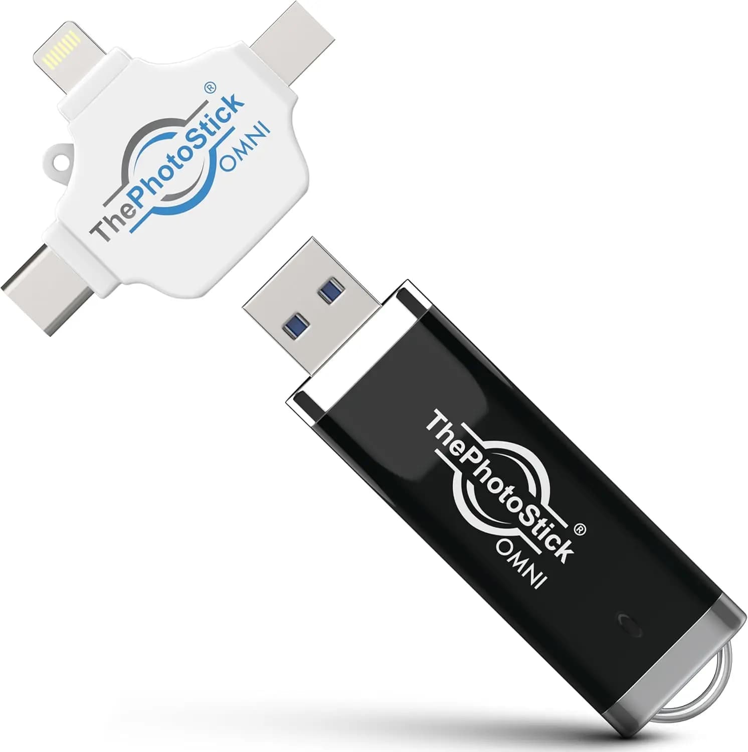 Chiavetta USB da 128 GB e Memory Stick per iPhone, Android, Mac e PC – Backup multiporta per archiviare e trasferire foto e video