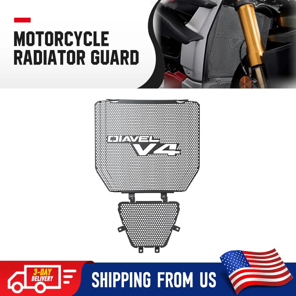Per Ducati Diavel V4 2023 2024 Moto Radiatore Guard E Radiatore Olio Guard Set Accessori di Produzione Parti