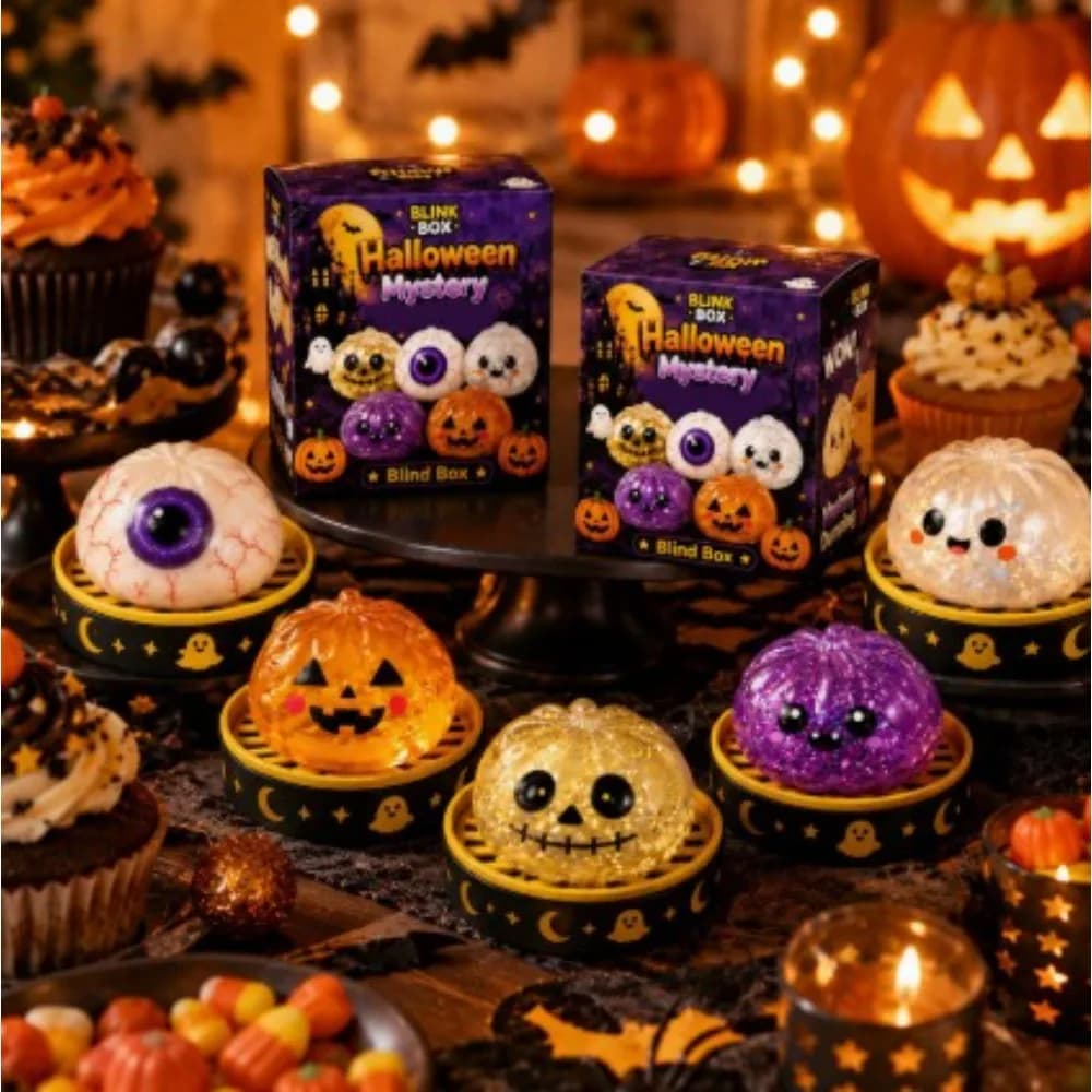 5.5cm Halloween themed creative decompression and kneading toy that can be kneaded, squeezed, and released as a small gift