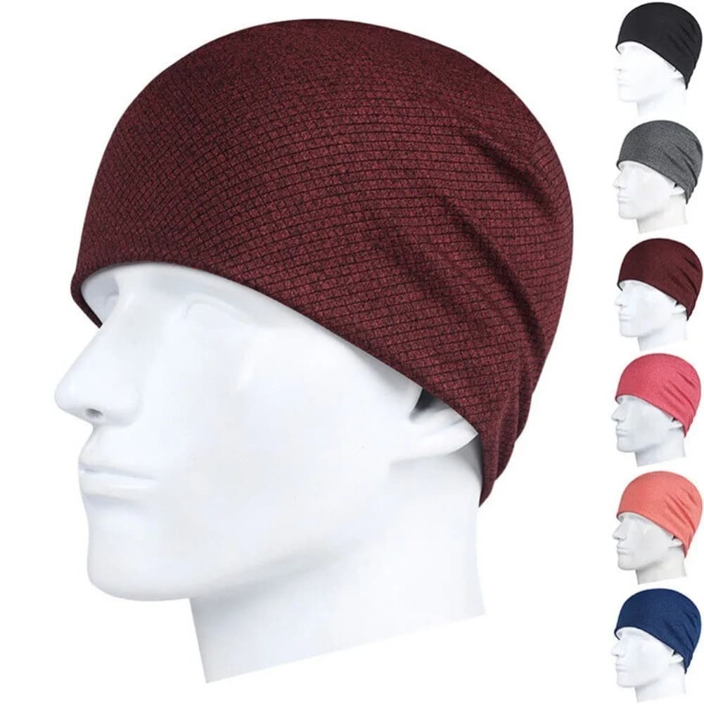 Berretto da ciclismo antivento con teschio Fodera termica per casco Skullies Escursionismo Corsa Sci Berretti Berretto invernale per uomo Donna