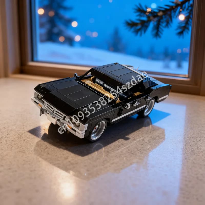 925 pz MOC Impala Borchie Supernaturali Creatore Modello Building Blocks Giocattoli Costruzione Assemblare Regalo Di Natale FAI DA TE Educazione Per Bambini