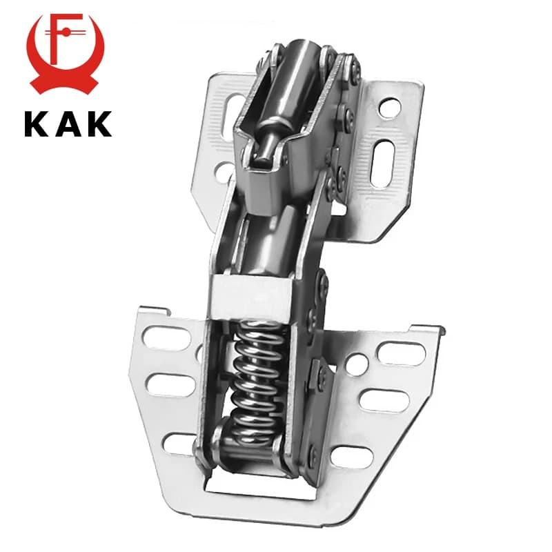 KAK Cerniere per armadi idraulici Chiusura morbida Ammortizzatore da cucina Buffer Chiudiporta RV Camper Supporto per porta auto Cerniera per mobili Hardware
