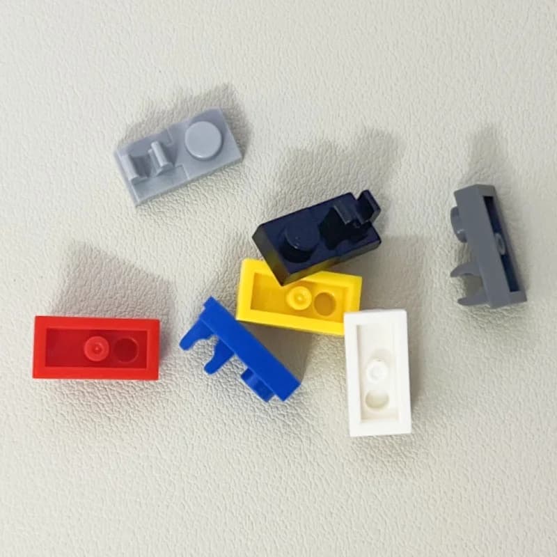 Lotto 92280 44861 Piastra modificata 1x2 con clip sul top Building Block Toy per bambini Compatibile educativo Dimensioni creative FAI DA TE MOC