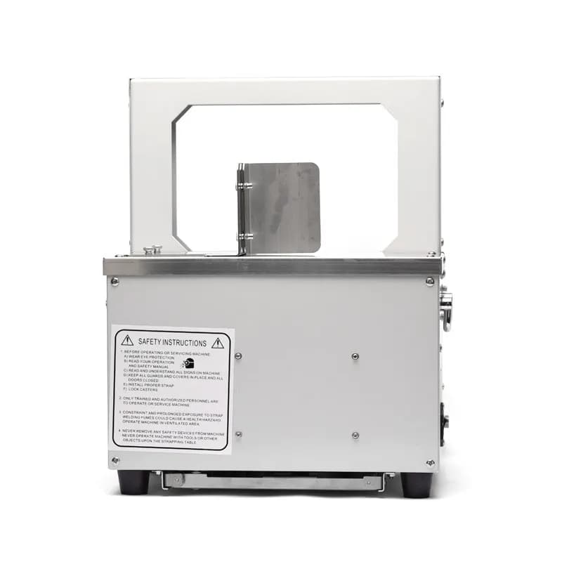 Touch Screen Intelligent Sensor Belt Fastener Automatic Hot Melt Bundler For Supermarket Vegetable Herb Medicine Packaging