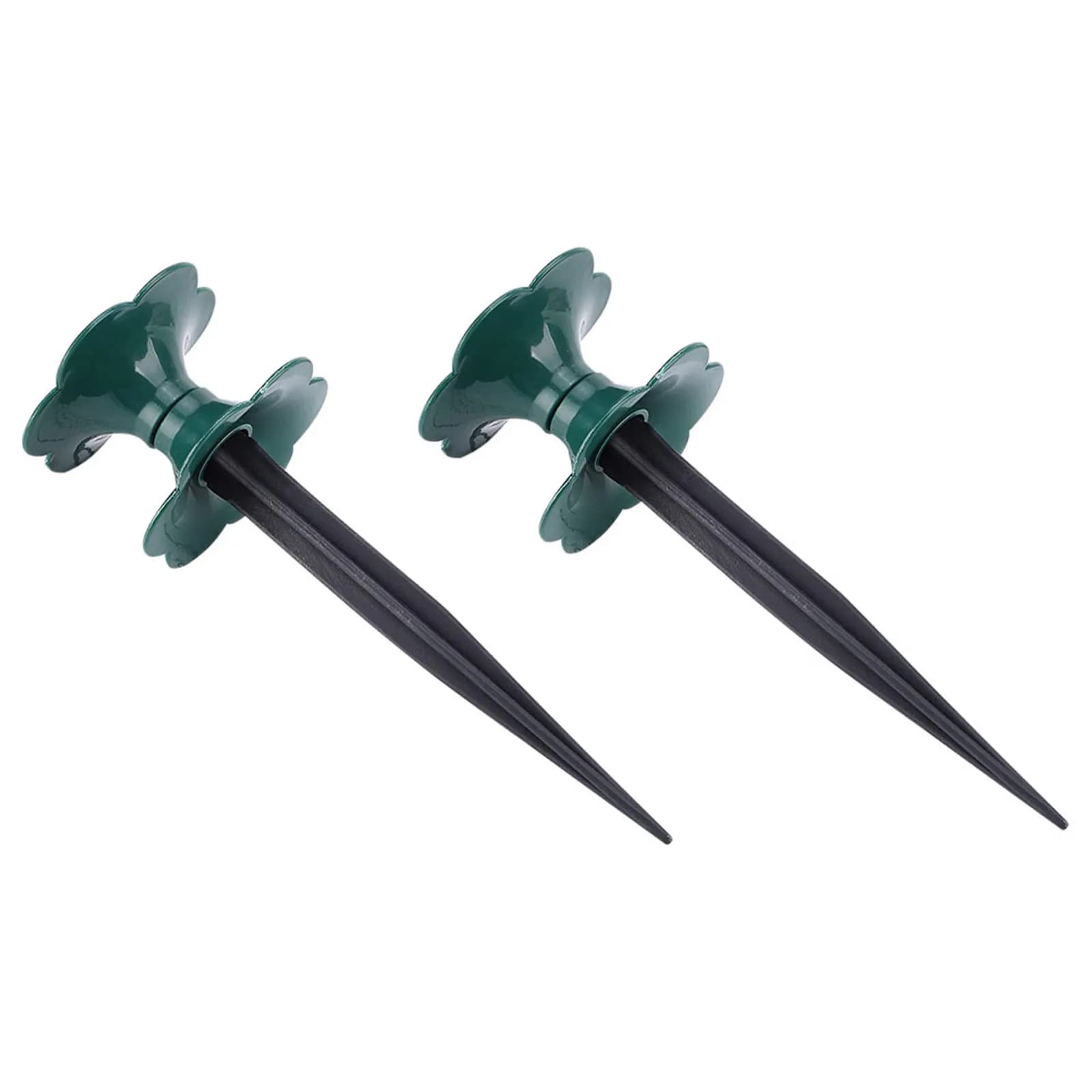 2 Pezzi Supporti Guida Tubo da Giardino in Plastica, Organizzatore per Tubi Irrigazione Prato, Forniture per Giardinaggio