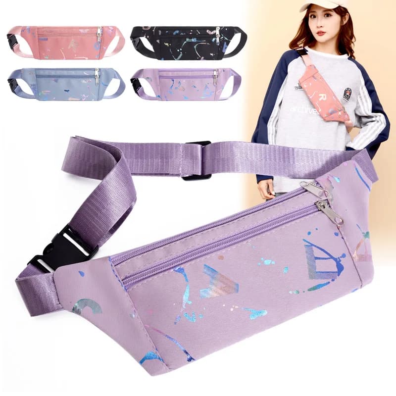 Sports hall, racing fitness, cell phone storage, multifunctional outdoor leisure pouch for both men and women