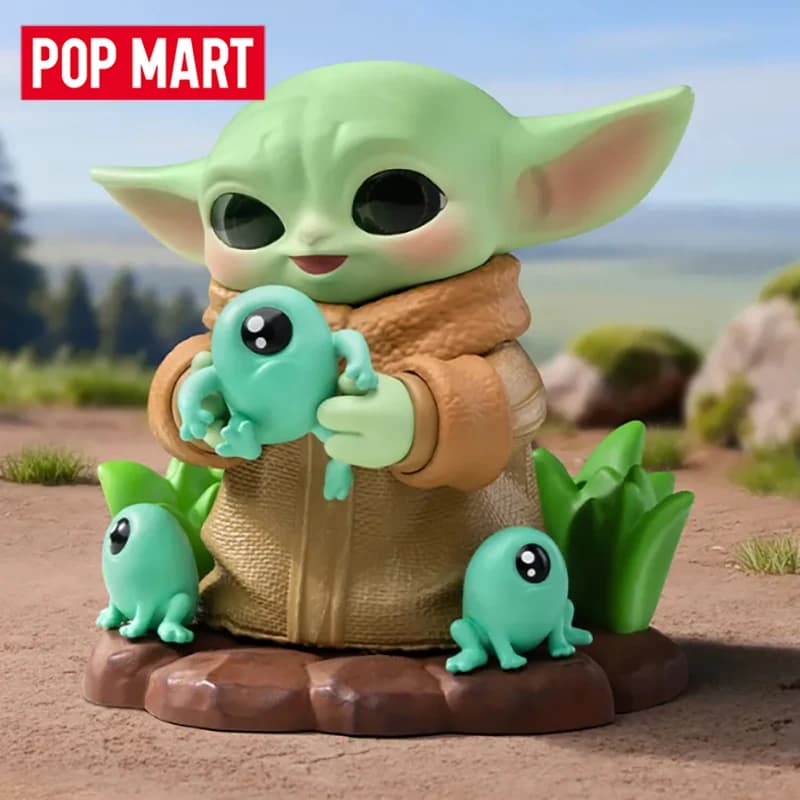 POP MART Star Wars Grogu Tiny But Mighty Series Blind Box Mystery Box Giocattoli Bambola Anime Statuetta Ornamenti da Scrivania Regalo