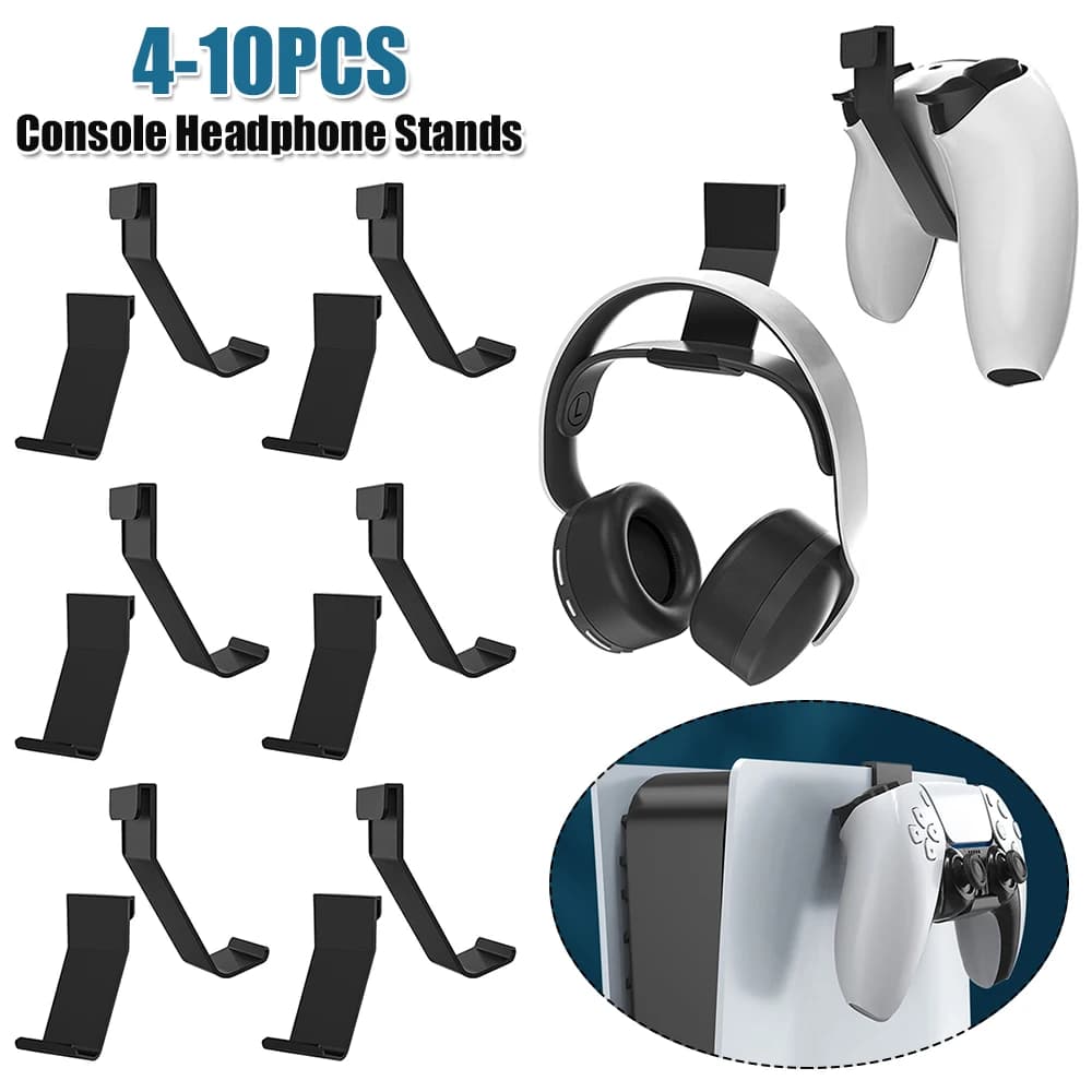 Supporto per Cuffie e Controller, Gancio Appendicuffie per Console PlayStation 5
