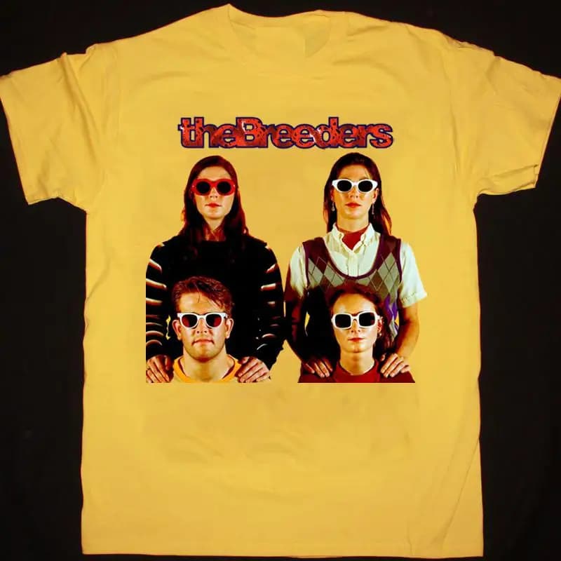 The Breeders Band Member Yellow All Size T Shirt