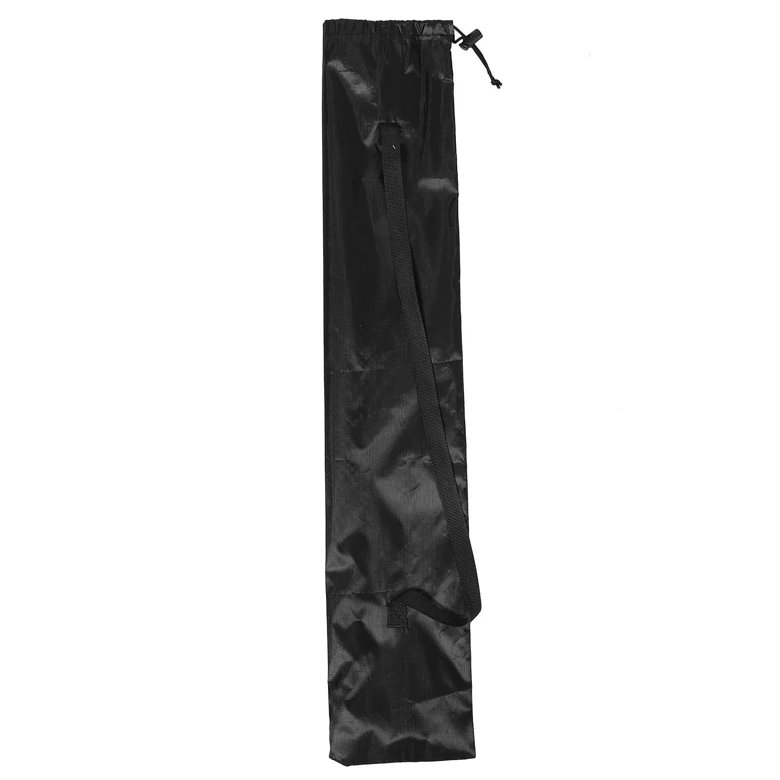 Large Capacity Black Nylon Hiking Pole Bag Portable Lightweight Foldable Storage Trekking Poles Carry Case Outdoor Walking Stick