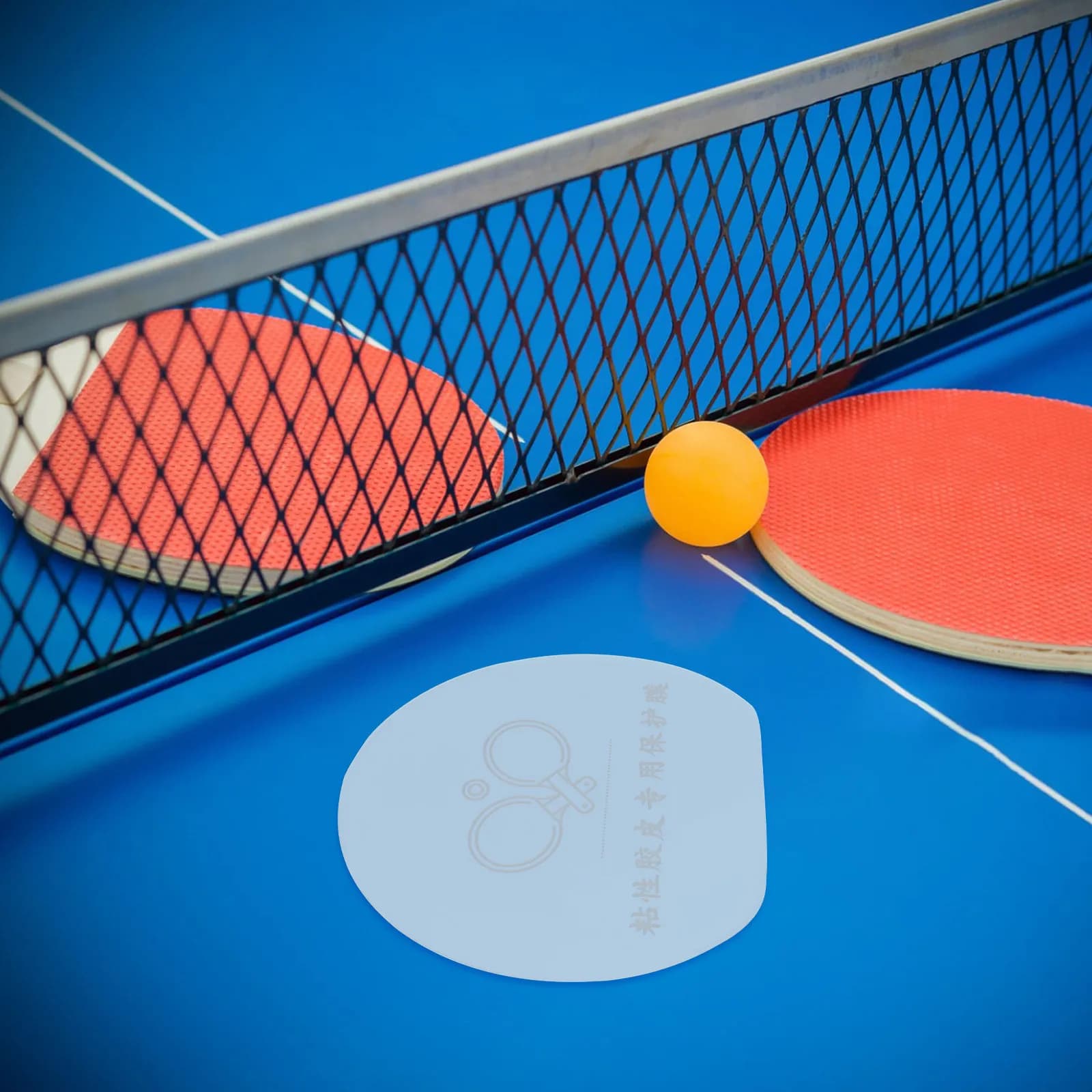 10Pcs Table Tennis Racket Protective Film Clear Non Adhesive Paddle Cover Enhanced Durability Air Drag Reduction Tournament