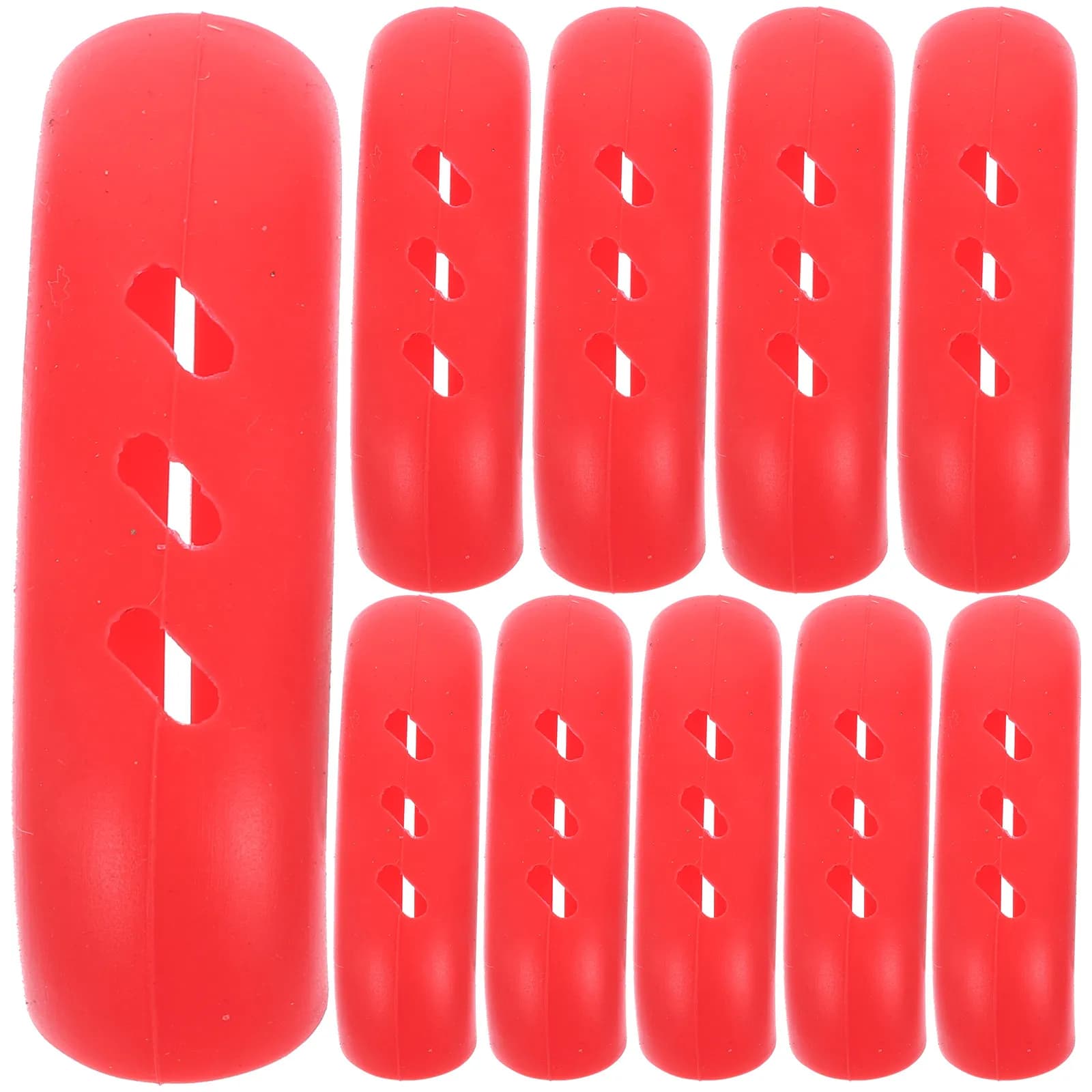 Set di 10 Protezioni Antiscivolo e Resistenti al Calore per Manici di Pentole e Padelle, Ideali per Cucina e Ristorante, Regalo di Sicurezza