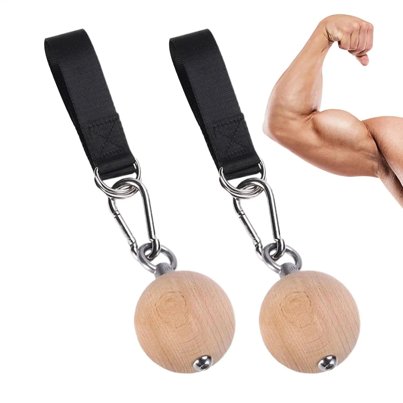 2 Pieces Multi-Grip Grip Anti-Slip for Workout, Improve Your Home Gym for Traction Bar and Elastic Bands, Take for Better Training
