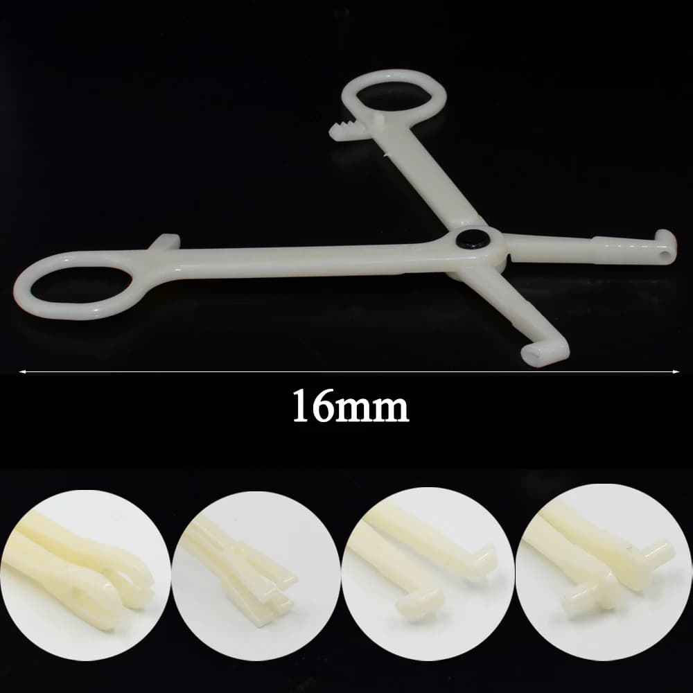 1PC Profession Acrylic Disposable Body Piercing Plier Plastic Clamp Ear Lip Navel Nose Tongue Eyebrow Piercing Forcep Tool