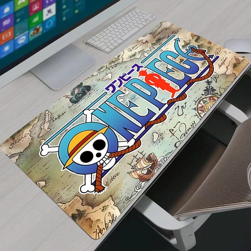 Computer mouse mat Mouse mats for players Large game mouse mats XXL One Piece Rufy Desk Mause Pad Keyboard
