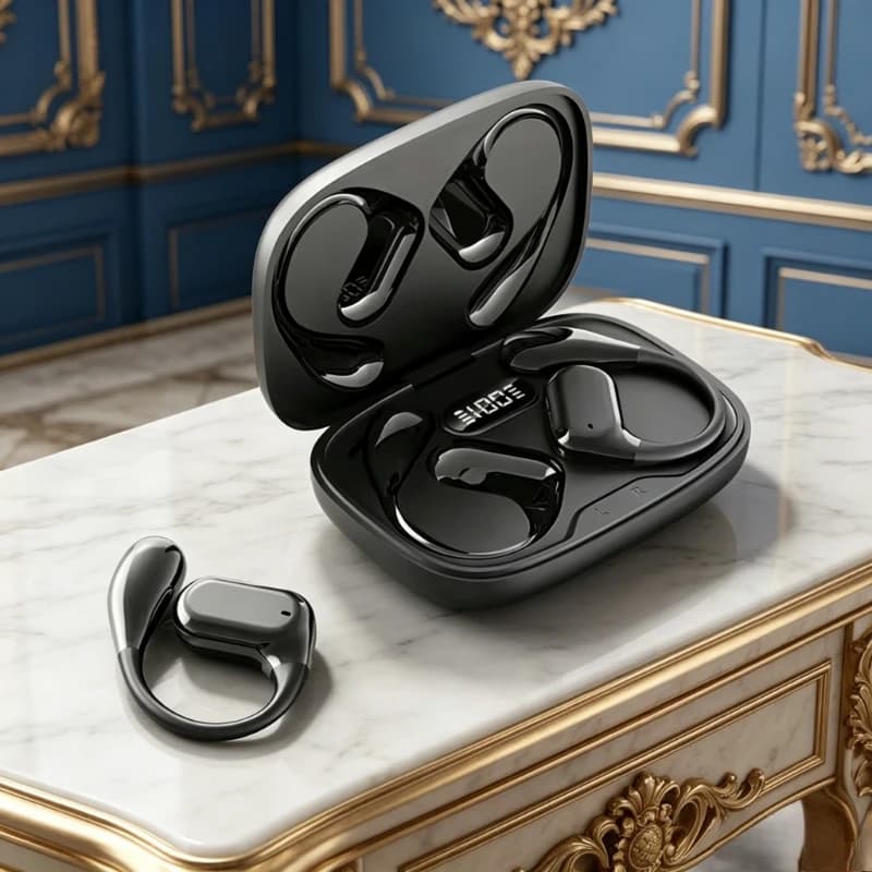 Nuovi Auricolari Bluetooth 2026 a Conduzione Ossea, Alta Qualità Audio, Lunga Durata della Batteria, Riduzione del Rumore, Veri Auricolari Wireless