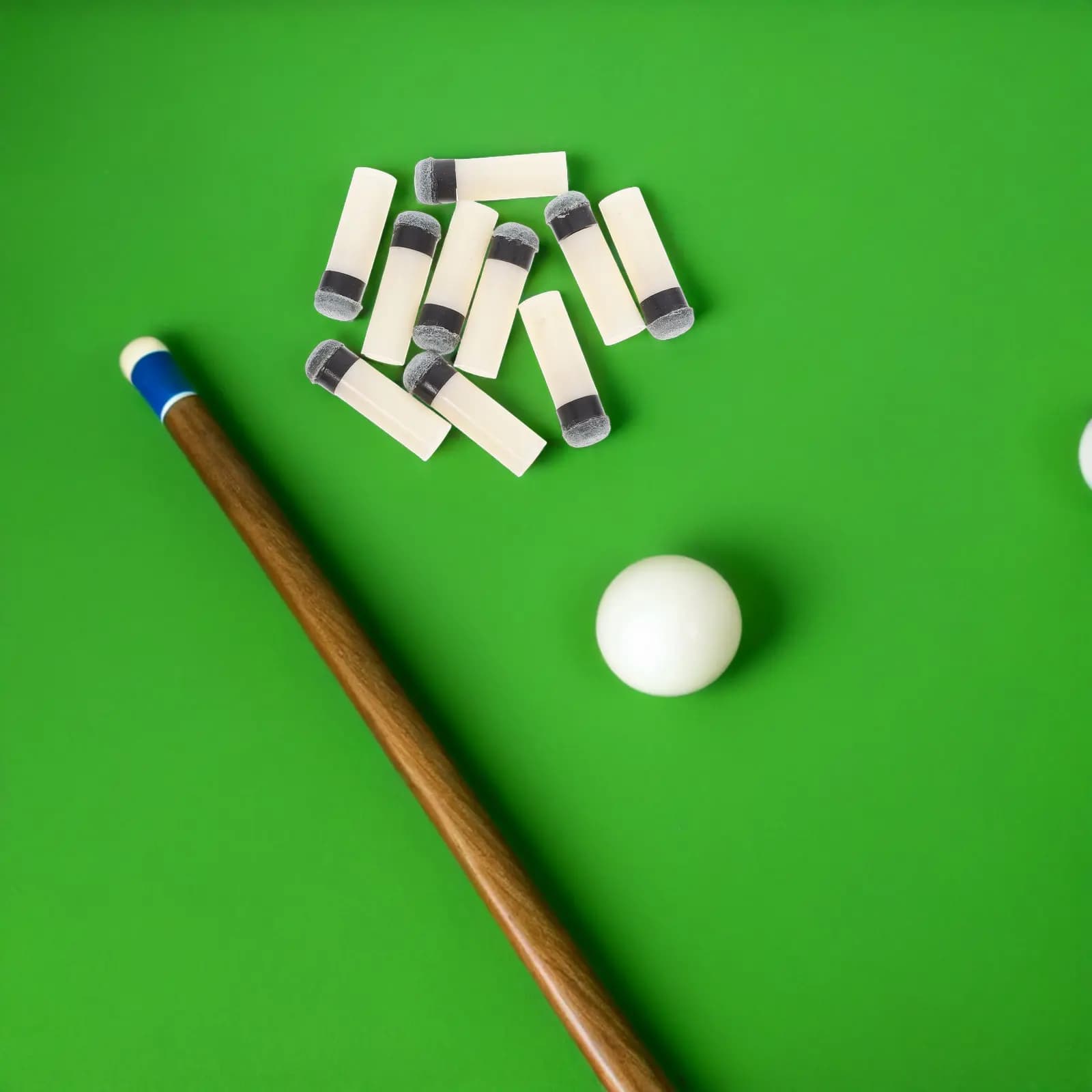 10 Pezzi Punte per Stecca da Biliardo Avvitabili, Ricambio in Plastica per Stecche da Snooker, Topper Scorrevole per Migliorare la Precisione del Colpo