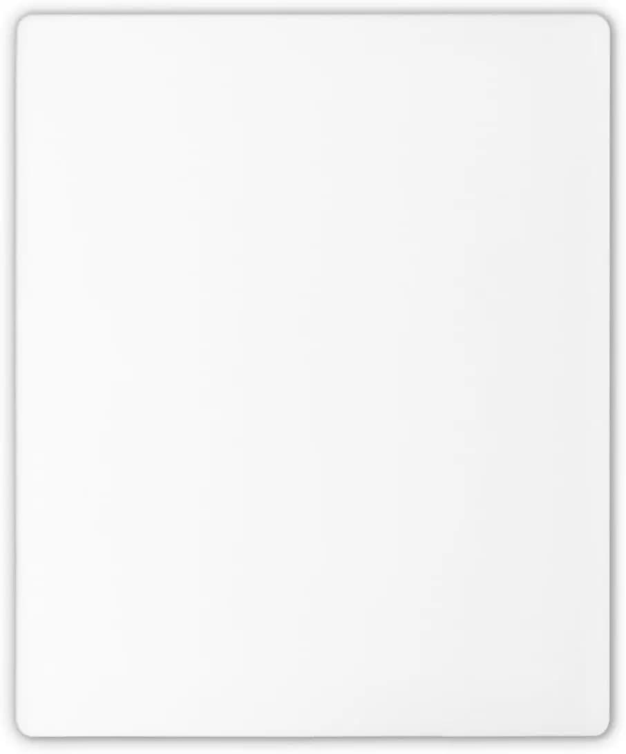 Tagliere 14x17 pollici, bianco, antiscivolo, lavabile in lavastoviglie