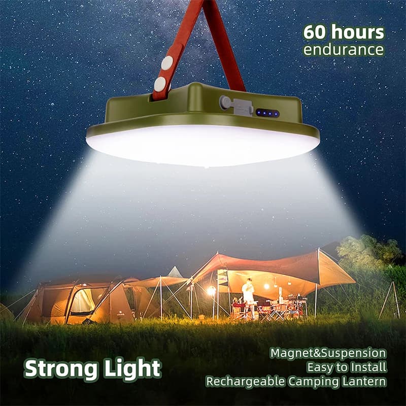 MOSLIGHTING13500maH Camping Light with LED Recharge with Magnet Portable Flashlight Fashion Tent Lamp Working Maintenance Emergency lighting