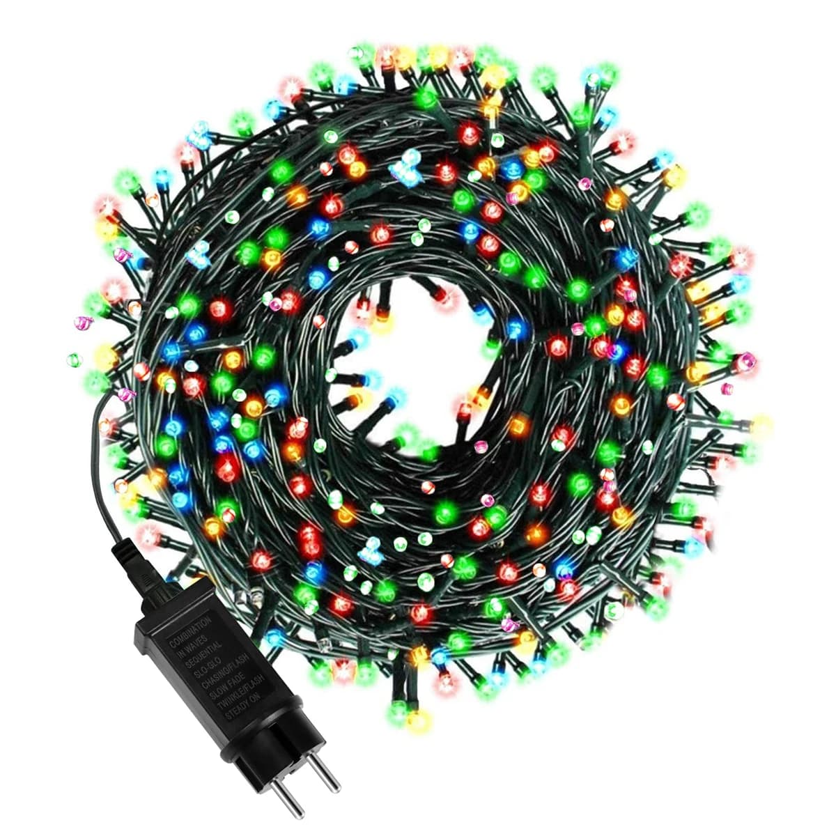 Luci esterne Ghirlanda 220V 110V US EU Plug Led String Light Impermeabile Natale Giardino Decorazione di nozze Luce di Natale 10m -100m
