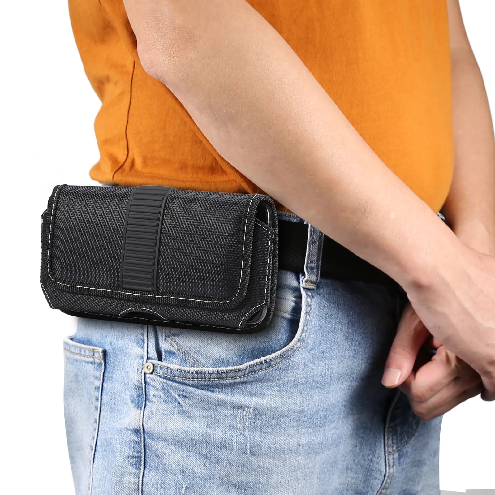 Custodia impermeabile per telefono con clip da cintura Marsupio da uomo per Google Pixel 9 8 7 6 Pro 9A 8A 7A 6A, Sony Xperia 1 5 10 V Custodia per fondina