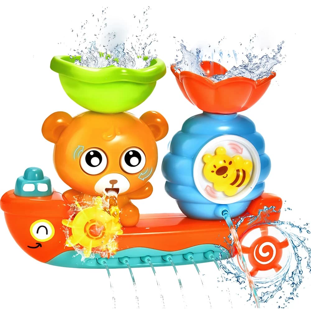 Giocattolo da bagnetto per bambini Parete Ventosa Pista Giochi d'acqua Bagno per bambini Scimmia Caterpilla Bagno Doccia Giocattolo per ragazzi Ragazze Regali per bambini