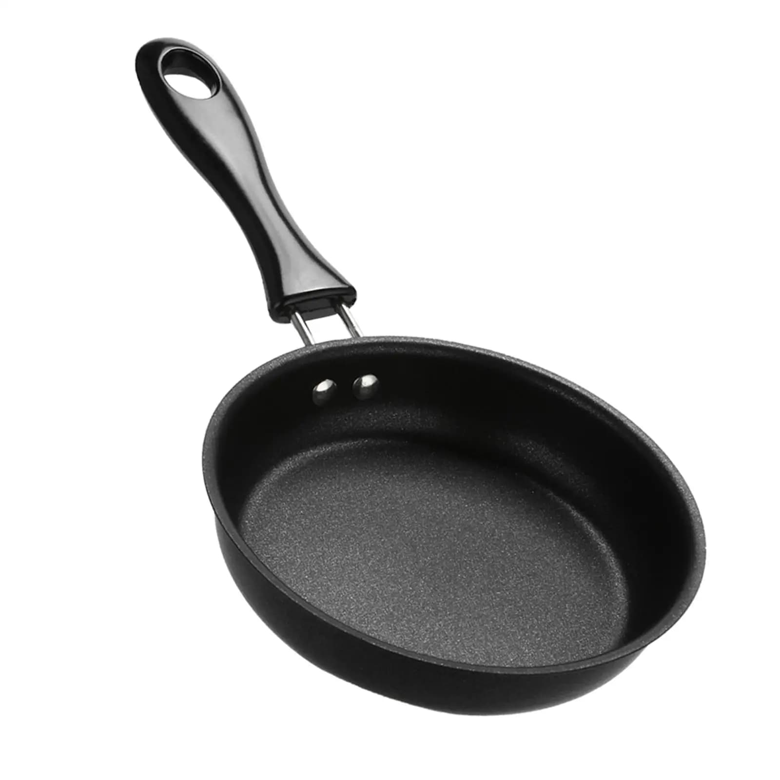 Nonstick Pan Cooker 12cm Small Egg Frying Pan Flat Plate for Electric Stove and Cooktop Protector