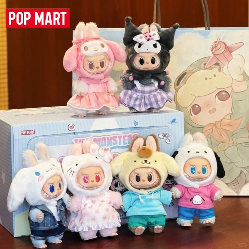 Nuova Serie Originale POP MART LABUBU THE MONSTERS SANRIO CHARACTERS, Giocattoli in Vinile e Peluche, Trendy Blind Box, Regalo per le Feste