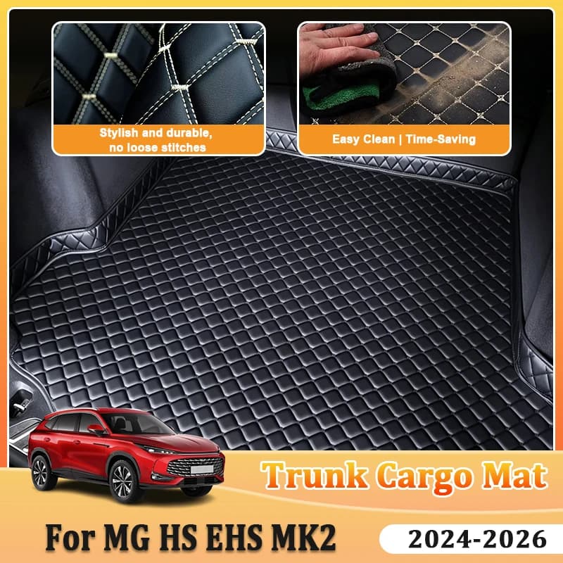 Car Trunk Pad For MG HS EHS Accessories MK2 2024 2025 2026 Anti Dirty Pad Floor Tray Liner Easy Clean Interior Auto Accessories