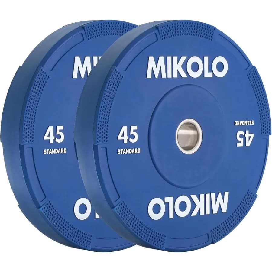 Bumper plates Rubber plates with color code for weight lifting