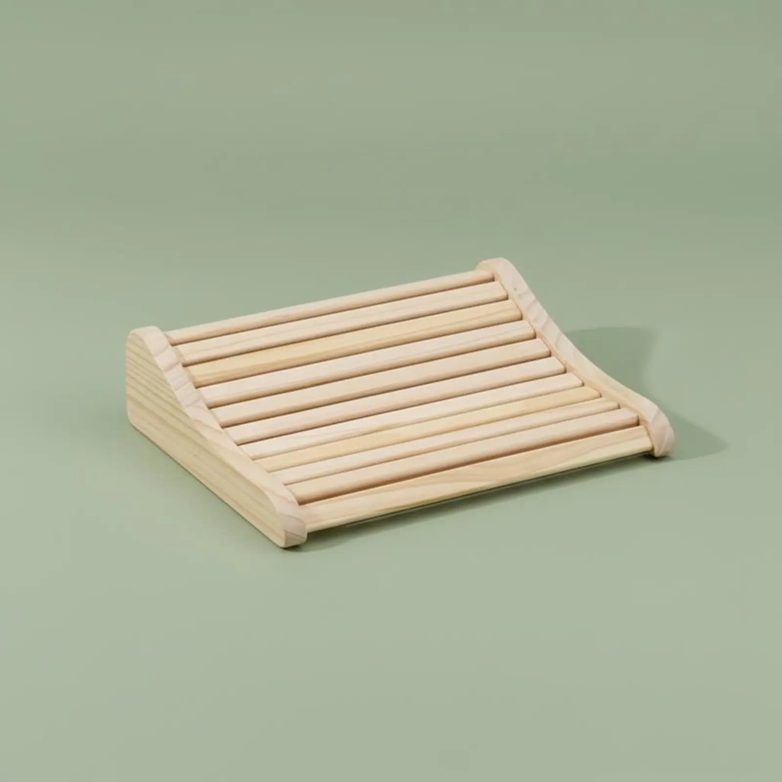 Cuscino in Legno per Sauna Resistente al Calore, Schienale in Legno per Sauna, Cuscino di Supporto Cervicale Leggero a Forma di S, Supporto per la Colonna Vertebrale Fatto a Mano
